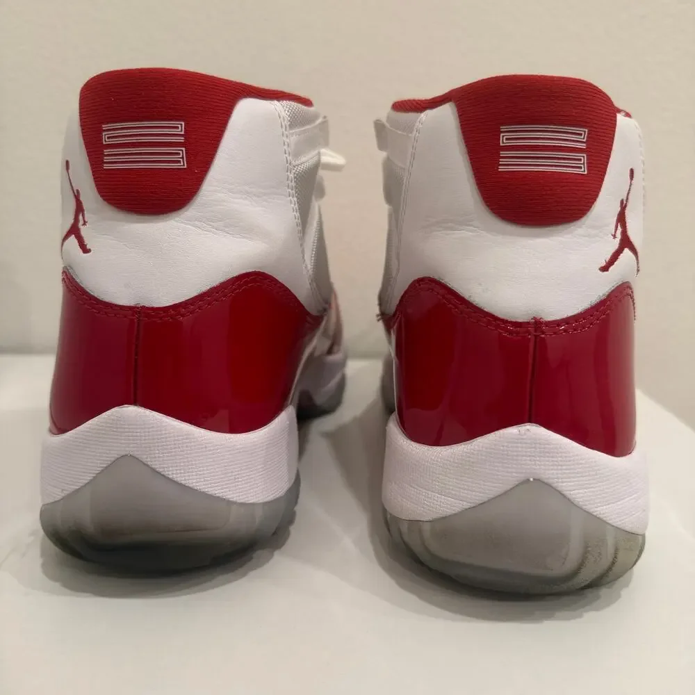 Nike Air Jordan 11 Cherry Varsity Red Retro High Sneakers Men’s Sz 12 CT8012-116